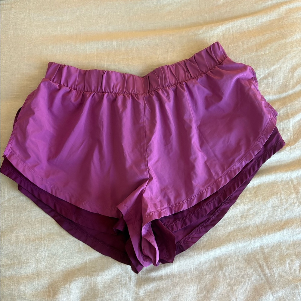 Purple fp shorts